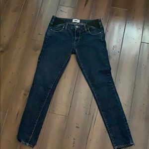 Paige skinny maternity jeans size 27